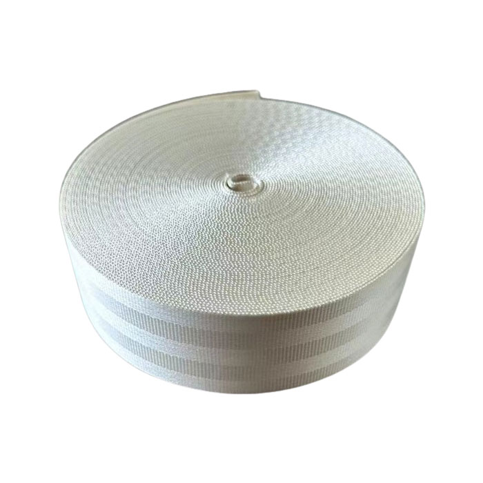 Vải polyester cho dây an toàn ô tô màu trắng